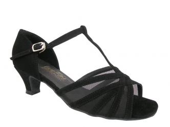 dansschoenen nubuck zwart  